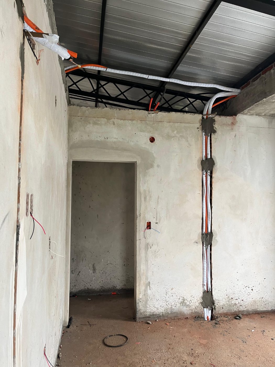 Cañerías de preinstalación en obra